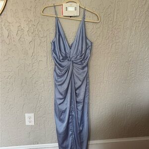 Abercrombie & Fitch Blue Midi Dress